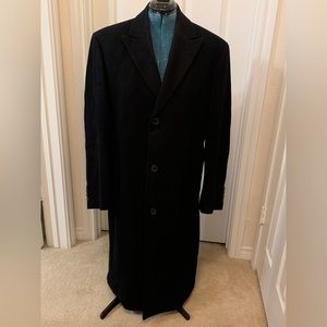 Calvin Klein Men’s Black Wool Coat